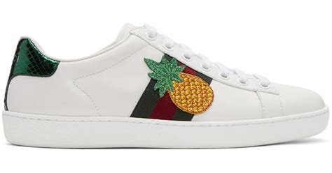 gucci pineapple sneakers|Gucci sneakers for women.